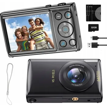 Digitální kompakt Digitální fotoaparát Bedee Digitální fotoaparát 74524 černý