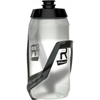 Láhev Lahev Na Pití s košíkem POLISPORT Bundle R550 550 ml šedý