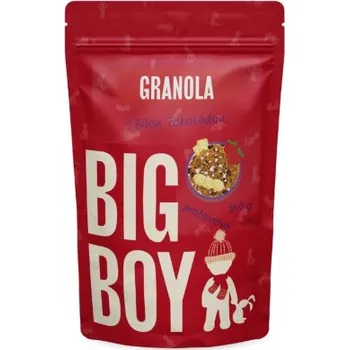 Big Boy Proteinová granola 360 g - s bílou čokoládou a ovocem + Sleva 3 % pro registrované