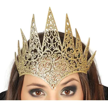 Karnevalový kostým Koruna pro královnu zlatá