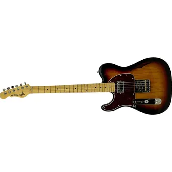 Strunný nástroj G&L Tribute ASAT Classic Bluesboy Semi-Hollow Lefty 3-Tone Sunburst, MP