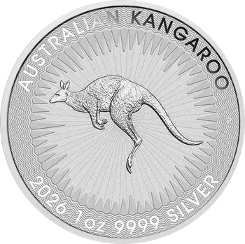 Perth Mint Stříbrná investiční mince Kangaroo 1 Oz | 2026 | 31,1 g
