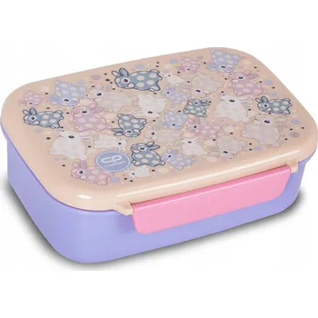 Svačinový box Svačinový Box do školy s vyjímatelnou přihrádkou COOLPACK FOODYX WHITE BUNNY