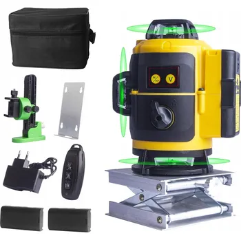 IP kamera P/15 Křížový laser s automatickým vyrovnáním 4 x 360 zelený, 16 linií