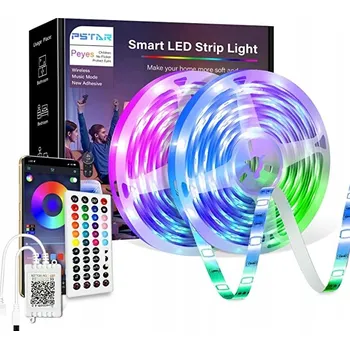 LED osvětlení LED pásek RGB 20M PSTAR Bluetooth + dálkový ovladač