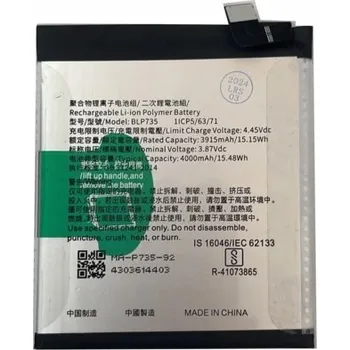 Baterie pro mobilní telefon Baterie pro Xiaomi Reno2 MPD 3915 mAh