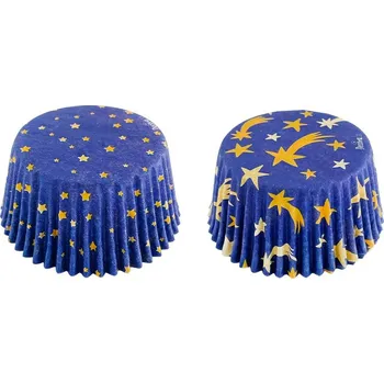 Košíčky na muffiny vánoční hvězdná obloha 50x32mm - Decora | Cukrářské potřeby