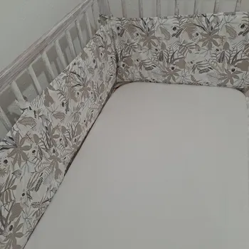 Dětsný nábytek Pro útulný domov Mantinel do postýlky Koala béžová mantinel: 30 x 360 cm