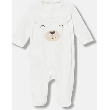 Kojenecký overall Kojenecké dupačky United Colors of Benetton 3SP7AT019 3SP7AT019.W.Seasonal bílá 00X, vel. 50