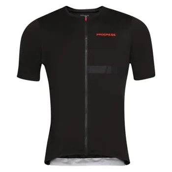 cyklistický dres Progress Traffic pánský cyklistický celopropínací dres černá M