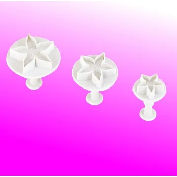 Vytlačovač-vykrajovátko plast sada 3ks (květ) prům.3-5cm,v.5cm