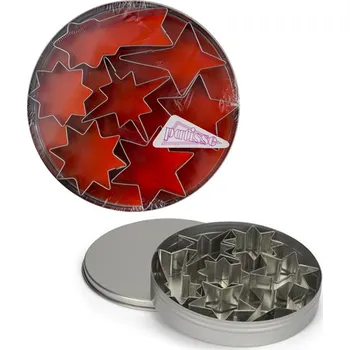 Vykrajovátka sada 7ks v dóze (hvězdy) prům.3,5-7, v.2cm