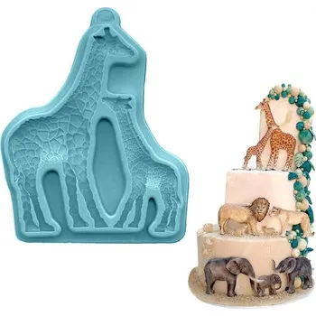 Přisada na vaření a pečení Silikonová formička - žirafa 15,5x12cm - Cakesicq | Cukrářské potřeby