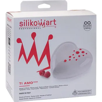 CZ distribuce Forma silikonová design s vykrajovátkem (srdce) 1000ml