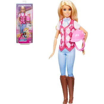 Hračka MATTEL BRB Panenka Barbie jezdkyně Malibu set s helmou | 19