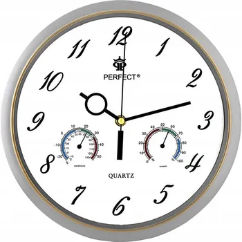 Hodiny Nástěnné hodiny Perfect stříbrné 30 cm