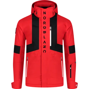 Pánská lyžařská bunda NORDBLANC WILDLIFE NBWJM8295 ČERVENÁ S