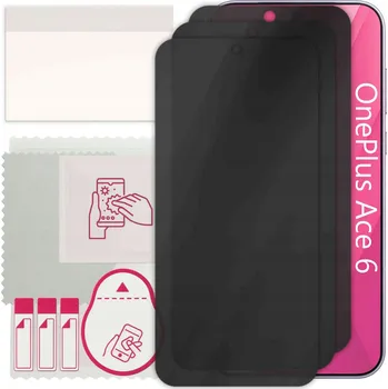 Pouzdro na mobilní telefon 3x Hybridní Sklo s Filtrem Soukromí pro OnePlus Ace 6, PRIVACY