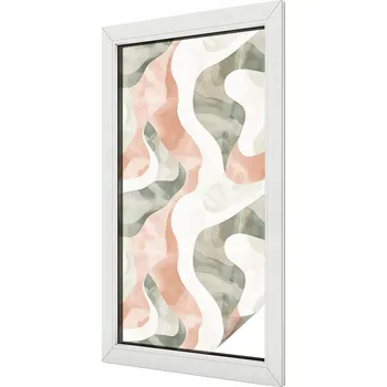 Okenní dekorace Fólie s s potiskem Barevné vlny 50 x 100 cm