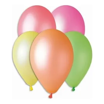 Balónky fluor Gemar vícebarevné 100 ks
