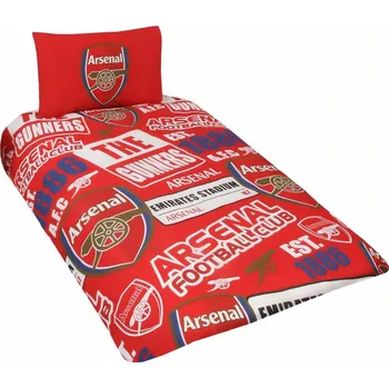 Povlečení Arsenal FC Povlečení Arsenal FC červené 135 x 200, 50 x 75 cm