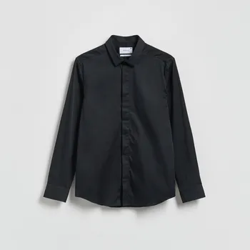 Pánská košile Reserved - Hladká košile super slim fit - černý - 541HT-99X - 541HT-99X-XXL