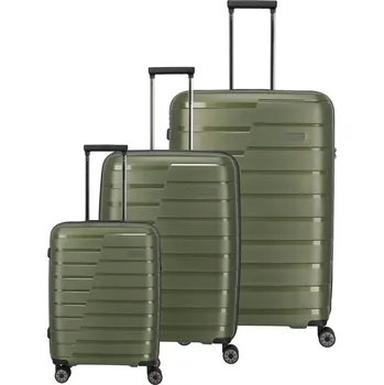 Travelite Air Base Sada 3 kufrů 55/67/77cm Olive