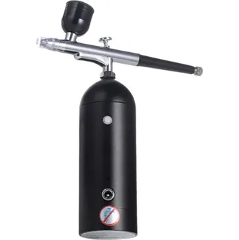 Přenosná ruční airbrush sada černá ♡