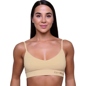 Podprsenka Dámská podprsenka GymBeam Triangle Bralette Nude M