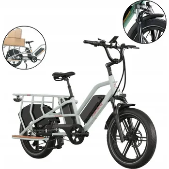 Elektrokolo Elektrokolo (do 250 W) Jobobike Elektrokolo JOBOBIKE Transer bílý rám 16 palců hliníková kola 20" bílá 250 W