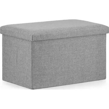 Taburet Čalouněný Taburet Oskar šedý