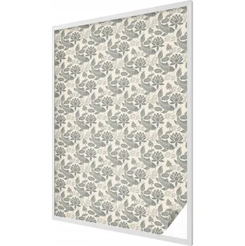Okenní dekorace Fólie Okenní Samolepicí Mléčná Dekorativní Listy Květy 100x146 cm