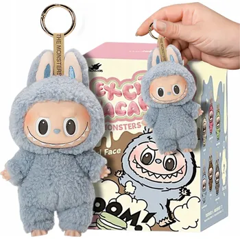 plyšák LABUBU THE MONSTERS EXCITING MACARON – plyšák příšerek přívěsek na klíče 17 cm