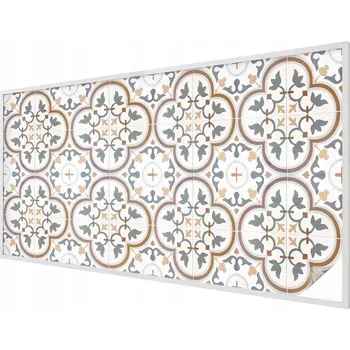 Okenní dekorace Samolepicí Mléčná fólie na okno, dlaždicové ornamenty, 200x100 cm