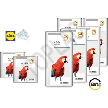 Lak na dřevo AKCE GLASURIT: C-C-20 bezbarvý lak (5 x 4 L) + C-H-400 tužidlo (2 x 2,5 L) + dárek