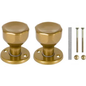 Dveřní kování Klika ke dveřím interiérovým ADGO Štítek kulatý