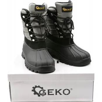 Dámská zimní obuv Boty sněhule zimní zateplené vysoké GEKO vel. 43