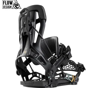 Vázání na snowboard Vázání na snowboard Nidecker Flow NX2 Hybrid black L 2026 - Odesíláme do 24 hodin