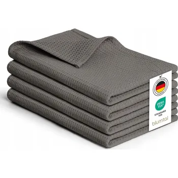 Utěrka KUCHYŇSKÉ UTĚRKY 4 KUSY 50X70 CM BAVLNA VAFELOVÝ VZOR UNIVERZÁLNÍ KLASICKÉ