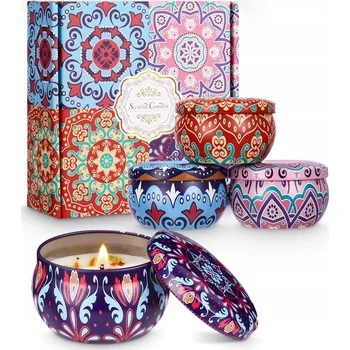 Svíčka Sójová vonná svíčka 3 ks Aromaterapie