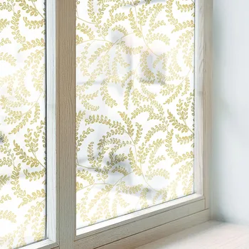 Polep vozidla Fólie na okna Samolepicí Soukromí Rostlinný vzor 100x116