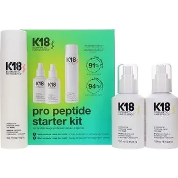 Vlasová regenerace K18 Pro Peptide Starter Kit 3 x 150 ml