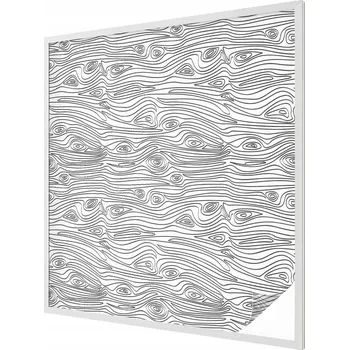 Okenní dekorace Hotová mléčná Fólie 100 x 100 cm