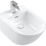 Villeroy & Boch Závěsný bidet 560x375 mm, s přepadem, otvor pro baterii, alpská bílá - 44700001