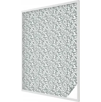 Okenní dekorace Samolepicí Mléčná fólie na okno - Listnatá elegance 100x146 cm