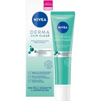 Pleťový peeling Nivea Derma Skin Clear pleťový peeling 40 ml