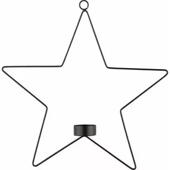 Svícen Závěsná hvězda na čajovou svíčku