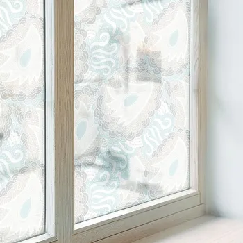 Okenní fólie Zatemňovací Fólie na okno Jemné peří 200x100