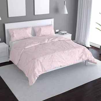 Povlečení Sablio Povlečení Růžové papírové vlaštovky - 140x200 / 90x70