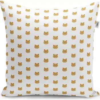 Polštář Sablio Polštář Medvídci na bílé - 50x50 cm